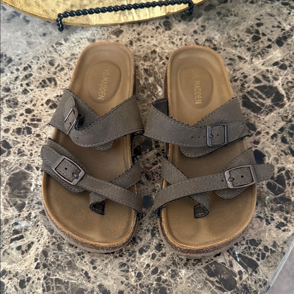 Steve Madden Kids Brown Sandals